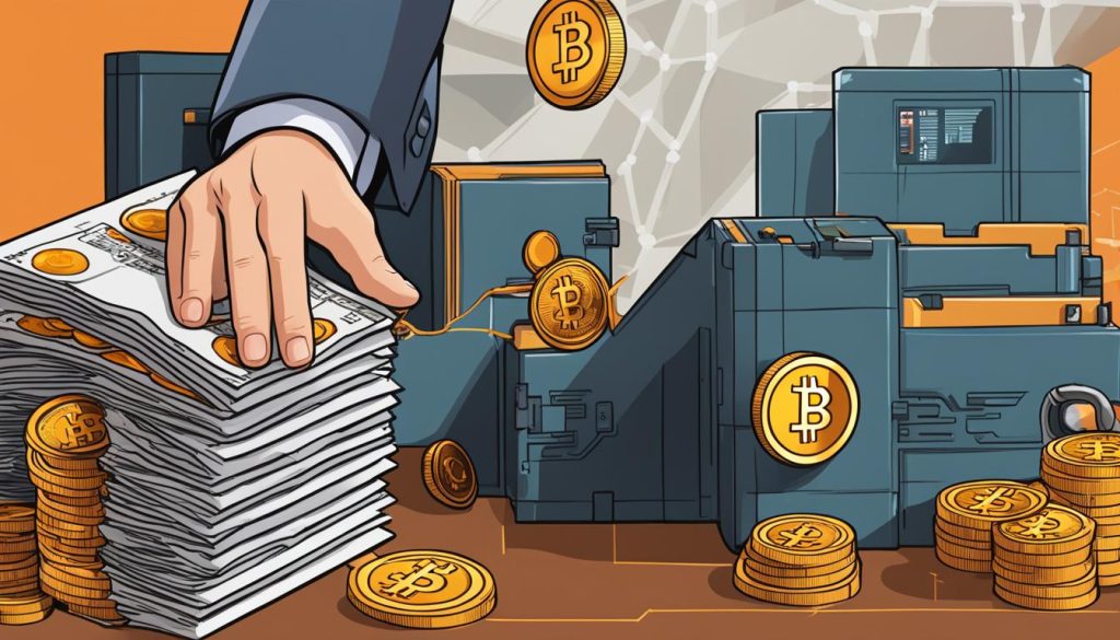 Bitcoin-Transaktionen und Mining